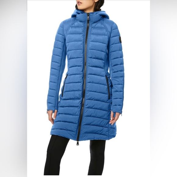bernardo long walker puffer coat